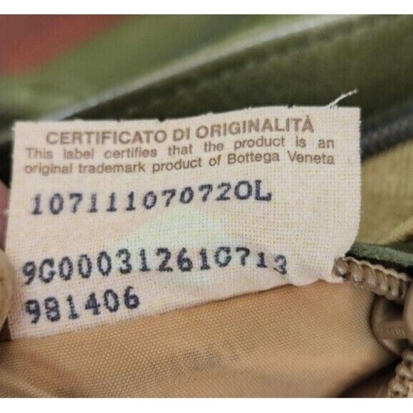 Bottega Venetta leather hand bag/ tote bag Green - Picture 12 of 16